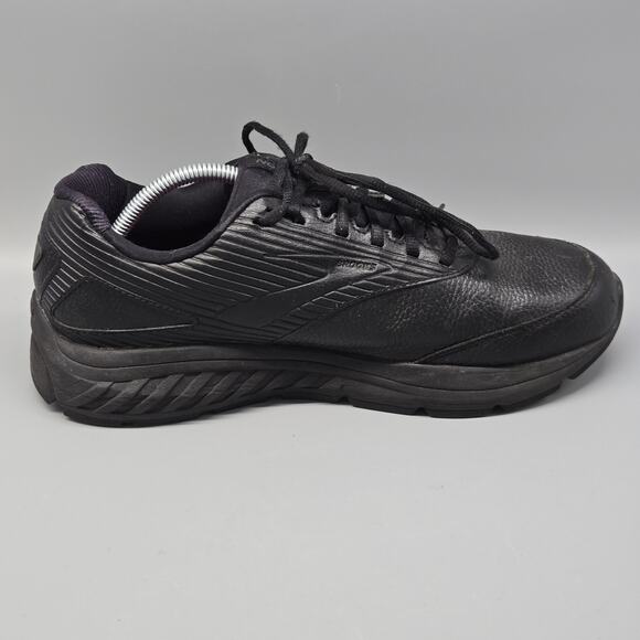 Brooks Addiction Walker 2 Mens Shoes Leather Size 10.5 4E Black 1103184E072 - Picture 7 of 11